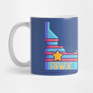 SIOUX FALLS, IOWA, IDAHO STATE, FUNNY HUMOROUS CONFUSION Mug